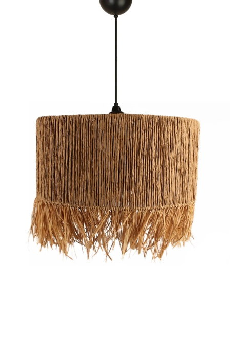 Opviq Candelabro de Roble YL657 con Tapa de Yute Opviq Candelabro de Roble YL657 con Tapa de Yute